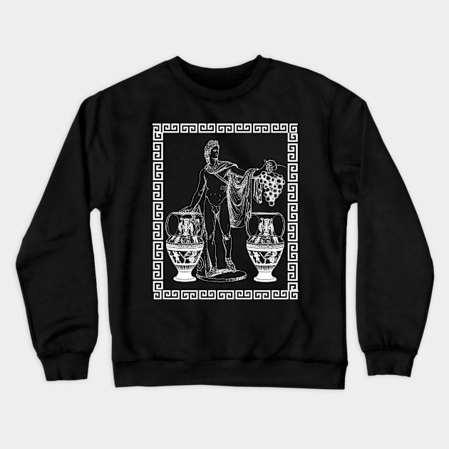 Dionysus.Greek God Crewneck Sweatshirt by FullOnNostalgia